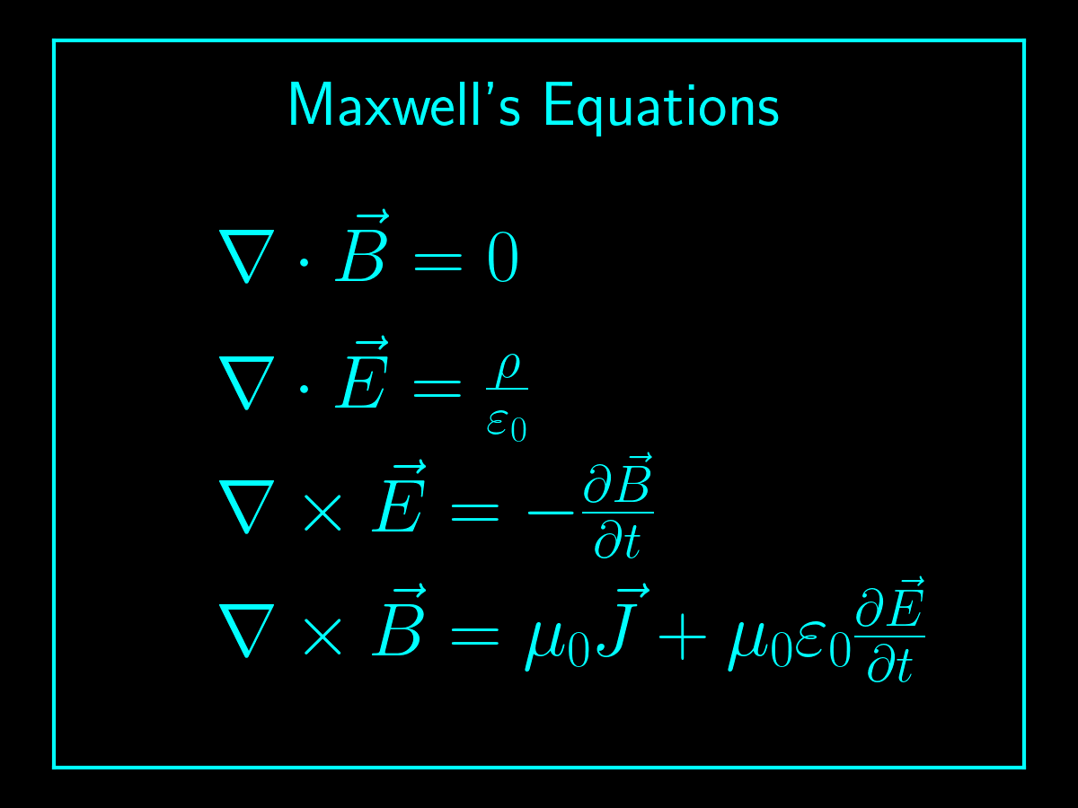 maxwell equations
