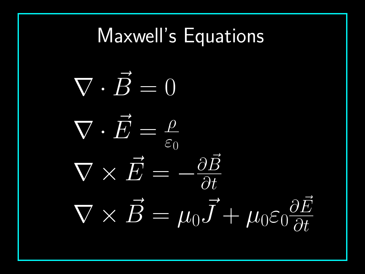 maxwell equations