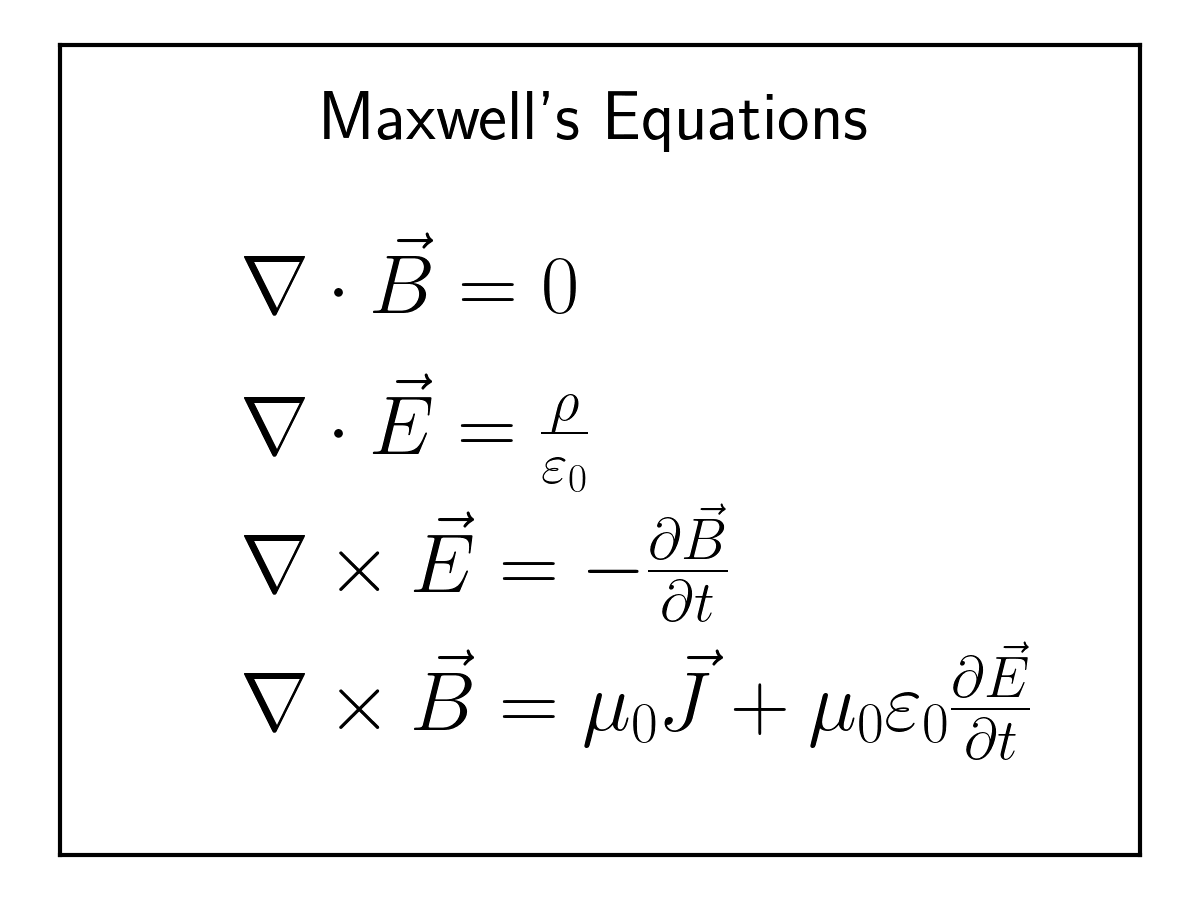 maxwell equations